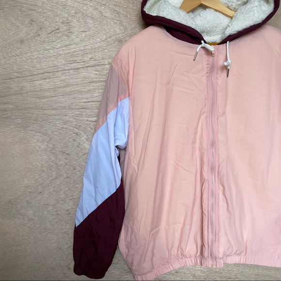 NWT. Streetwear Society. Sherpa lined windbreaker. XL - Picture 4 of 9